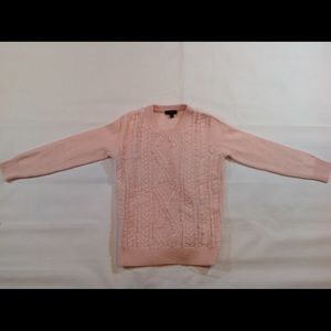 Banana republic baby pink merino detailed sweater